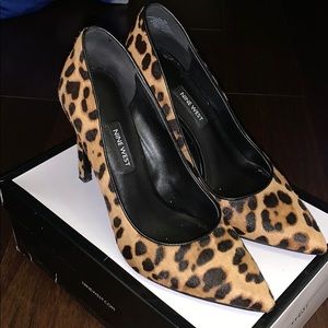 Nine West leopard heel